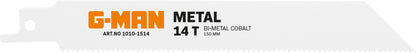 1010 Reciprocating Saw Blade Bi-Metal 14 TPI