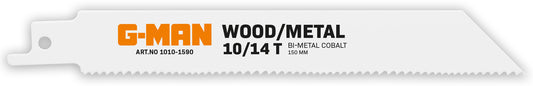 1010 Reciprocating Saw Blade Bi-Metal 10/14 TPI