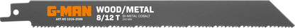 1016 Reciprocating Saw Blade Bi-Metal 8/12 TPI